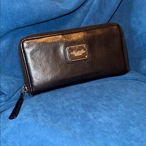 Kenneth Cole New York genuine, leather, black wallet.